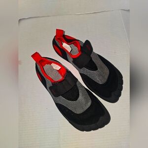 Newtz Black and Red Water Shoes 7/8